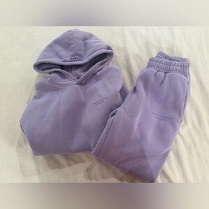 COMFRT Purple Hoodie and Sweatpants Set